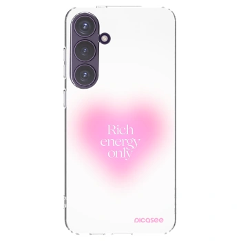 Picasee silikonowe przeźroczyste etui na Samsung Galaxy S24+ S926B 5G - Rich Energy