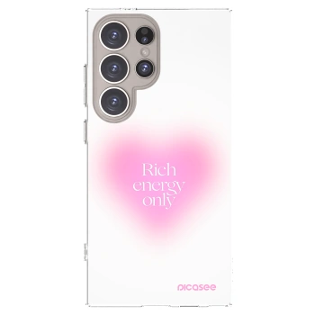 Picasee silikonowe przeźroczyste etui na Samsung Galaxy S24 Ultra S928B 5G - Rich Energy