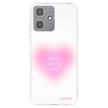 Picasee silikonowe przeźroczyste etui na Xiaomi Redmi 12 5G - Rich Energy