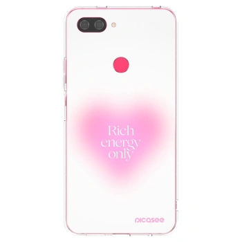 Picasee silikonowe przeźroczyste etui na Xiaomi Mi 8 Lite - Rich Energy
