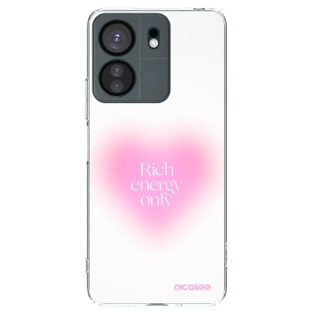 Picasee silikonowe przeźroczyste etui na Xiaomi Redmi 13C 4G - Rich Energy