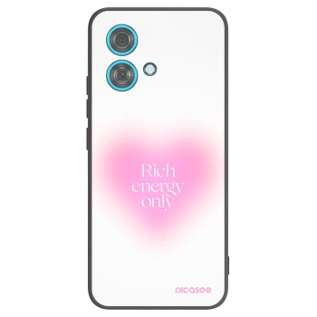 Picasee silikonowe czarne etui na Motorola Edge 40 Neo - Rich Energy