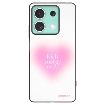 Picasee silikonowe czarne etui na Xiaomi Redmi Note 13 5G - Rich Energy