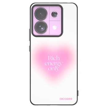 Picasee silikonowe czarne etui na Xiaomi Redmi Note 13 Pro 5G - Rich Energy