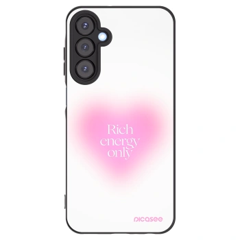 Picasee silikonowe czarne etui na Samsung Galaxy A25 A256B 5G - Rich Energy