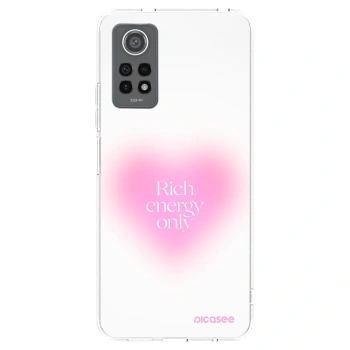 Picasee silikonowe przeźroczyste etui na Xiaomi Redmi Note 12 Pro 4G - Rich Energy