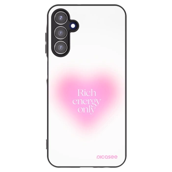 Picasee silikonowe czarne etui na Samsung Galaxy A15 A156B 5G - Rich Energy