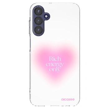 Picasee silikonowe przeźroczyste etui na Samsung Galaxy A15 A155F 4G - Rich Energy