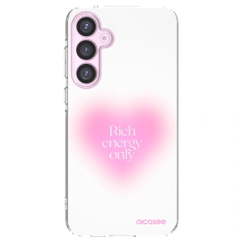 Picasee silikonowe przeźroczyste etui na Samsung Galaxy A55 5G A556B - Rich Energy