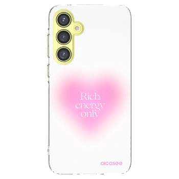 Picasee silikonowe przeźroczyste etui na Samsung Galaxy A35 5G A356B - Rich Energy