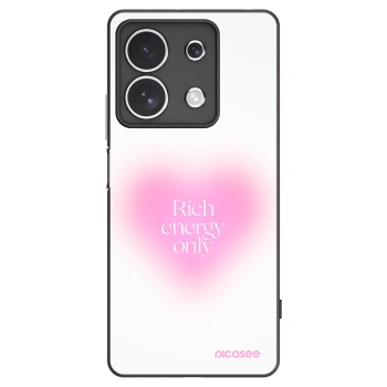 Picasee silikonowe czarne etui na Xiaomi Redmi Note 13 4G - Rich Energy