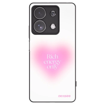 Picasee silikonowe czarne etui na Xiaomi Redmi Note 13 Pro 4G - Rich Energy