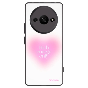 Picasee silikonowe czarne etui na Xiaomi Redmi A3 - Rich Energy