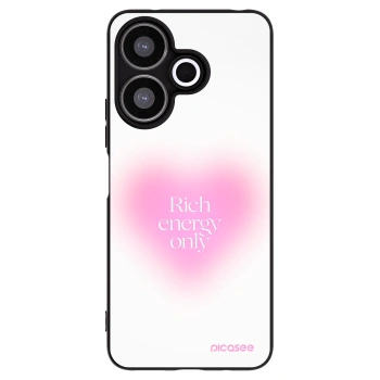 Picasee silikonowe czarne etui na Xiaomi Redmi 13 4G - Rich Energy