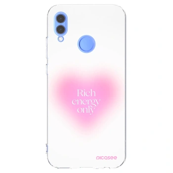 Picasee silikonowe przeźroczyste etui na Honor 10 Lite - Rich Energy
