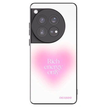 Picasee silikonowe czarne etui na OnePlus 12 5G - Rich Energy
