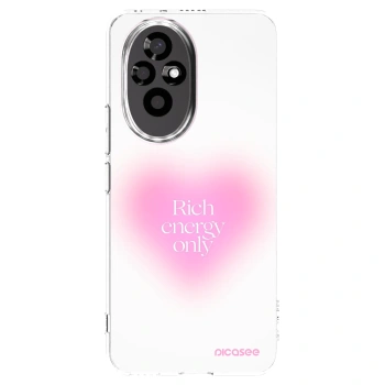 Picasee silikonowe przeźroczyste etui na Honor 200 Pro 5G - Rich Energy