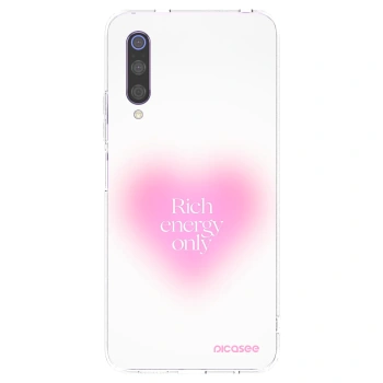 Picasee silikonowe przeźroczyste etui na Xiaomi Mi 9 - Rich Energy