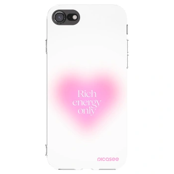 Picasee silikonowe przeźroczyste etui na Apple iPhone 7 - Rich Energy