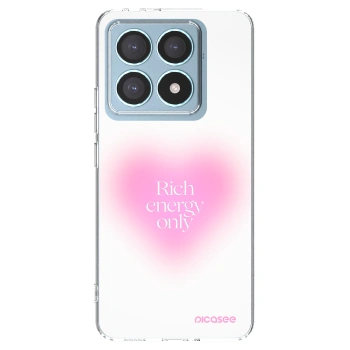 Picasee silikonowe przeźroczyste etui na Xiaomi 14T Pro - Rich Energy
