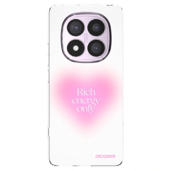 Picasee silikonowe przeźroczyste etui na Xiaomi Redmi Note 14 Pro 5G - Rich Energy