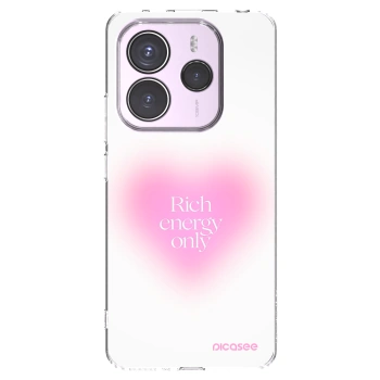 Picasee silikonowe przeźroczyste etui na Xiaomi Redmi Note 14 5G - Rich Energy