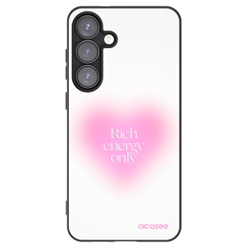 Picasee silikonowe czarne etui na Samsung Galaxy S25+ 5G - Rich Energy