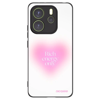 Picasee silikonowe czarne etui na Xiaomi Redmi Note 14 4G - Rich Energy