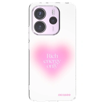Picasee silikonowe przeźroczyste etui na Xiaomi Redmi Note 14 4G - Rich Energy