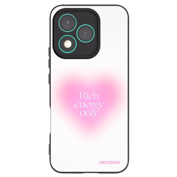 Picasee silikonowe czarne etui na Honor 400 Lite 5G - Rich Energy