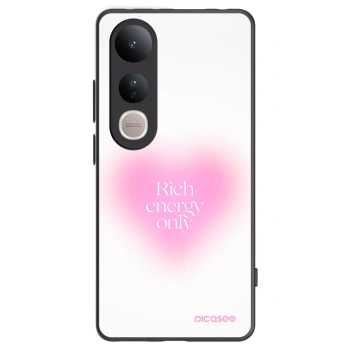 Picasee silikonowe czarne etui na Vivo V50 Lite 5G - Rich Energy