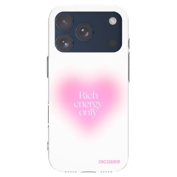 Picasee silikonowe przeźroczyste etui na Apple iPhone 17 Pro - Rich Energy
