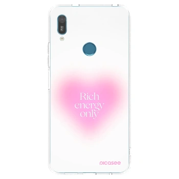 Picasee silikonowe przeźroczyste etui na Huawei Y6 2019 - Rich Energy