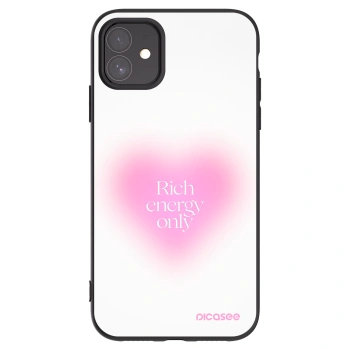 Picasee silikonowe czarne etui na Apple iPhone 11 - Rich Energy