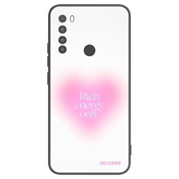 Picasee silikonowe czarne etui na Xiaomi Redmi Note 8 - Rich Energy