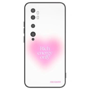 Picasee silikonowe czarne etui na Xiaomi Mi Note 10 (Pro) - Rich Energy