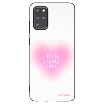 Picasee silikonowe czarne etui na Samsung Galaxy S20+ G985F - Rich Energy