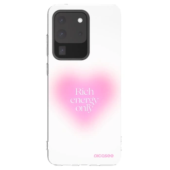 Picasee silikonowe przeźroczyste etui na Samsung Galaxy S20 Ultra 5G G988F - Rich Energy