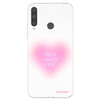 Picasee silikonowe przeźroczyste etui na Huawei P40 Lite E - Rich Energy
