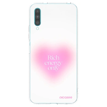Picasee silikonowe przeźroczyste etui na Samsung Galaxy A30s A307F - Rich Energy