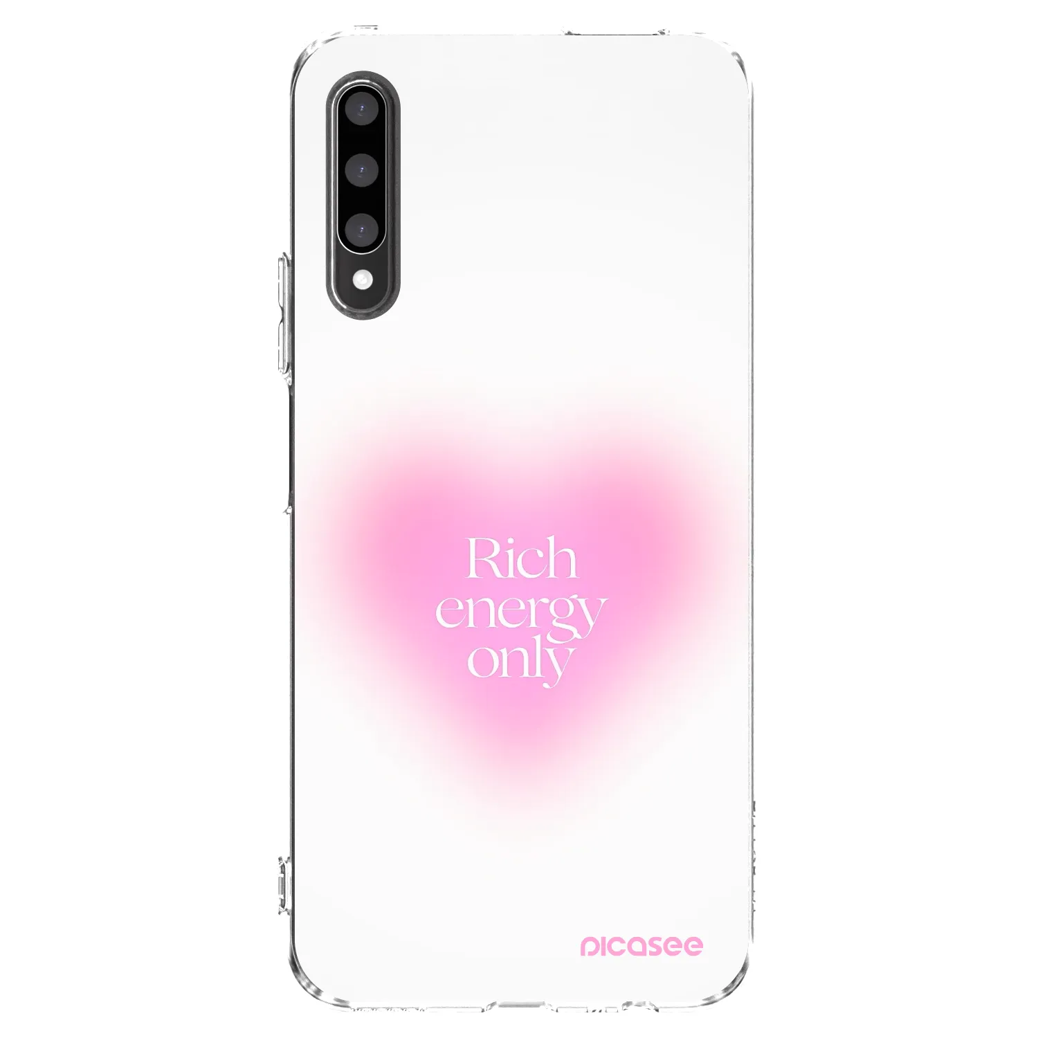 Picasee silikonowe przeźroczyste etui na Honor 9X Pro - Rich Energy