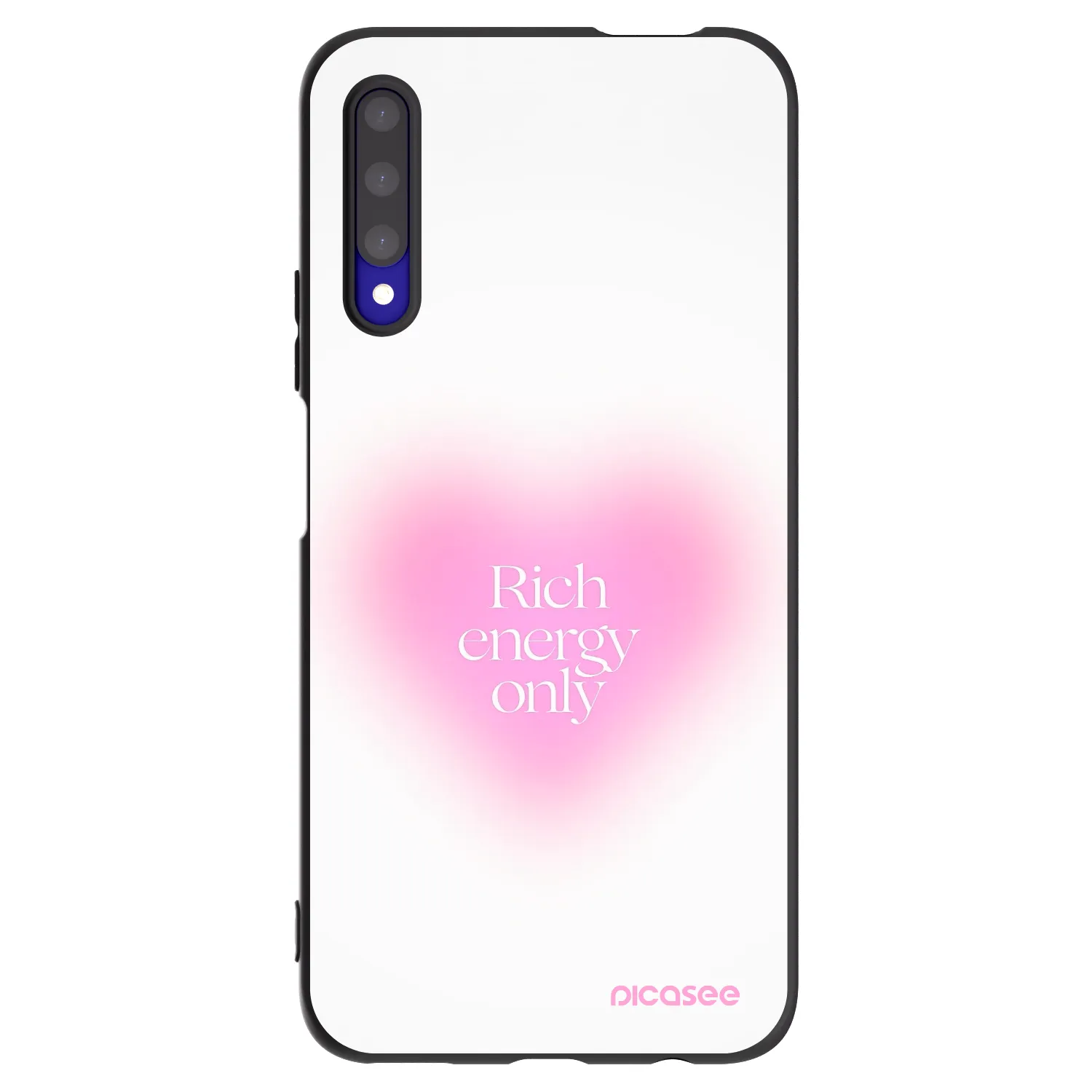 Picasee silikonowe czarne etui na Honor 9X Pro - Rich Energy