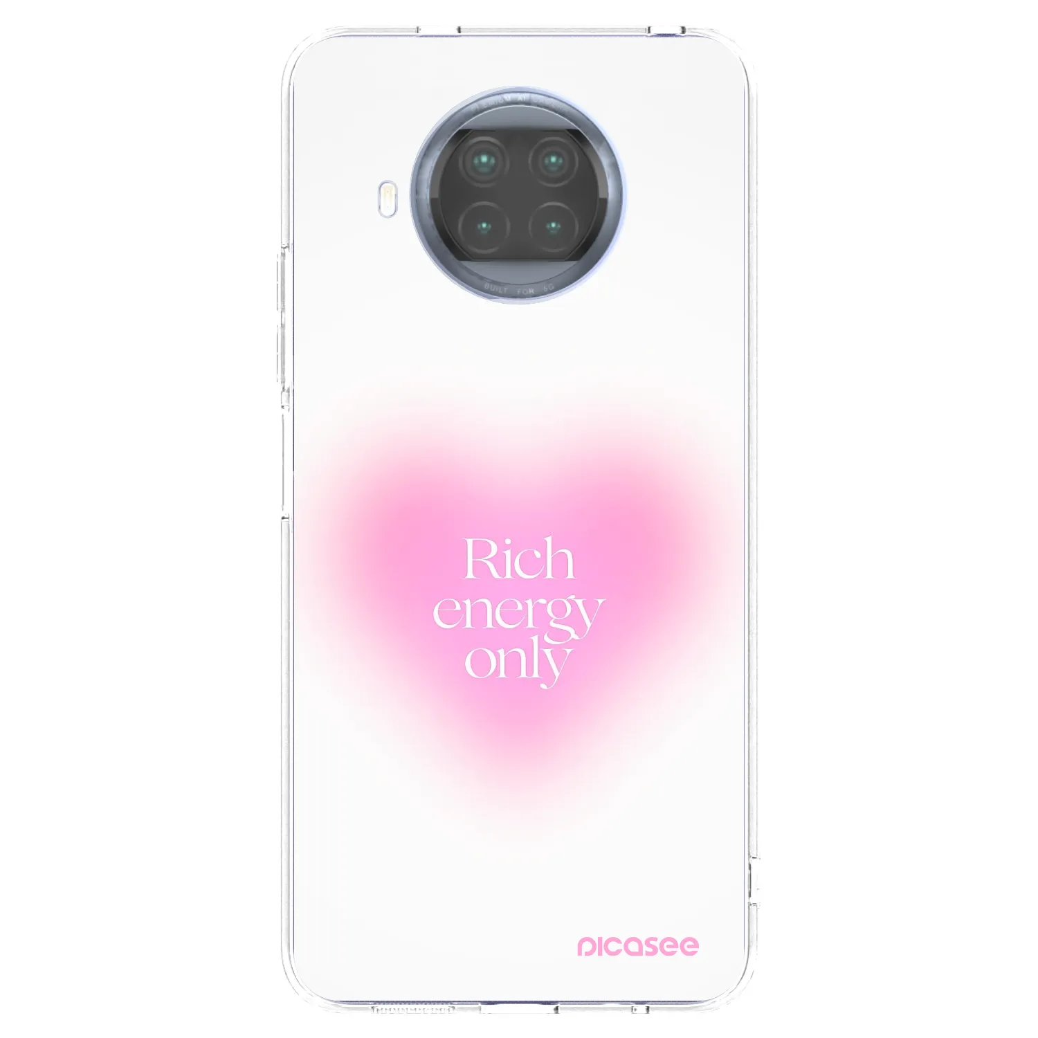 Picasee silikonowe przeźroczyste etui na Xiaomi Mi 10T Lite - Rich Energy