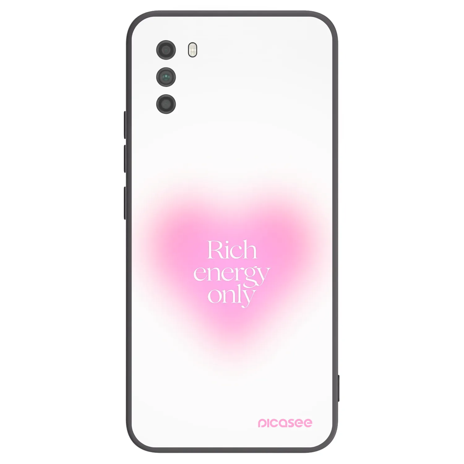 Picasee silikonowe czarne etui na Xiaomi Poco M3 - Rich Energy