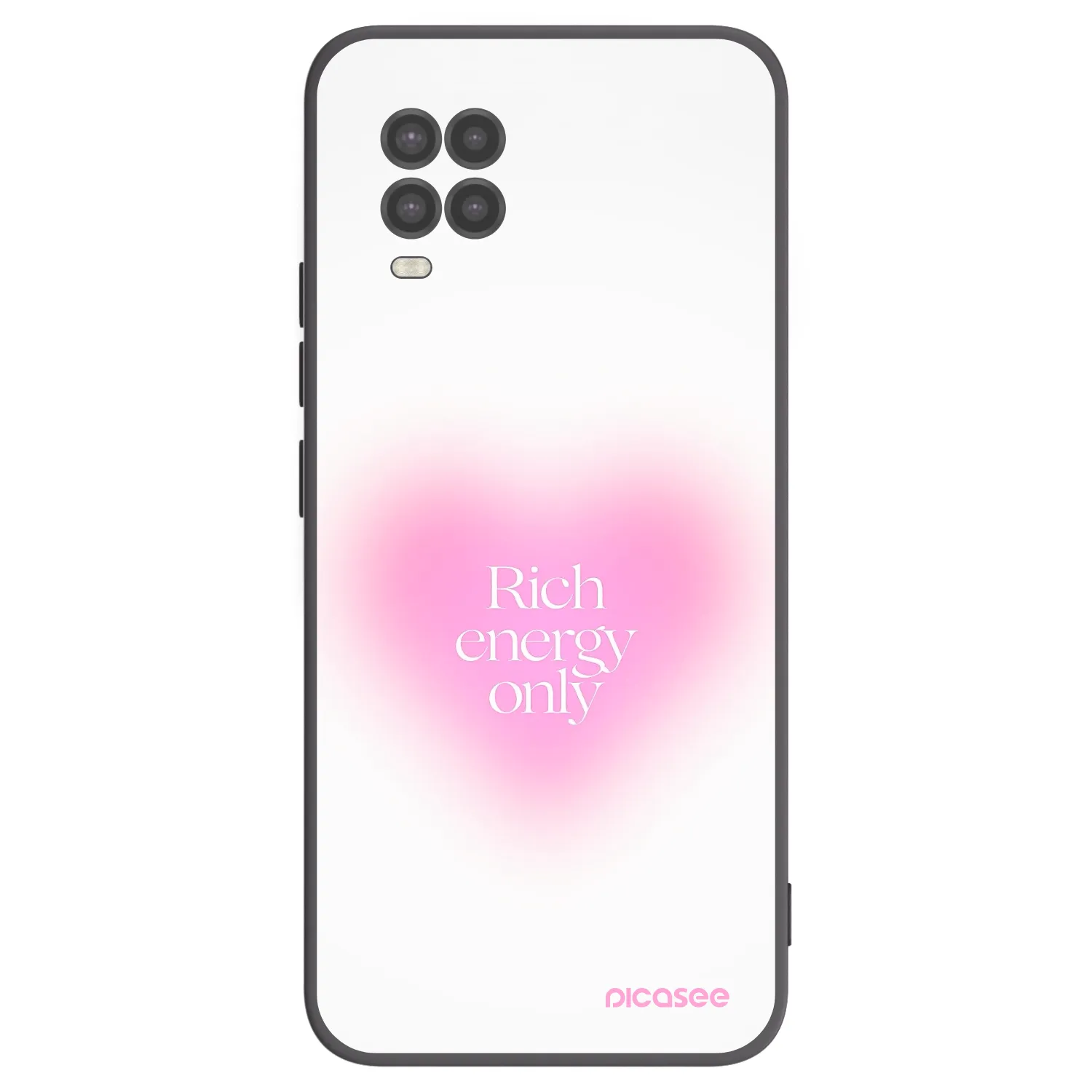 Picasee silikonowe czarne etui na Xiaomi Mi 10 Lite - Rich Energy