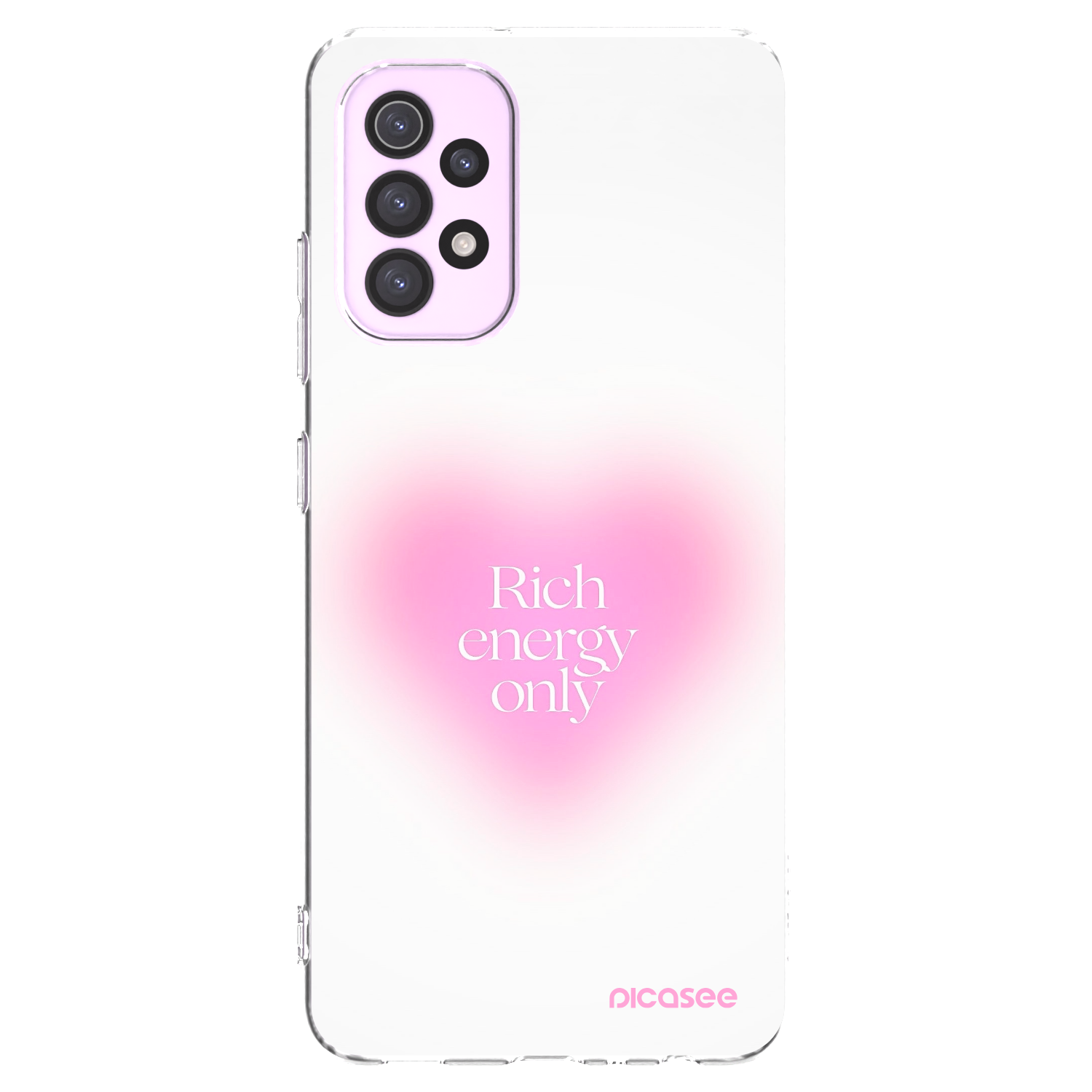 Picasee silikonowe przeźroczyste etui na Samsung Galaxy A32 5G A326B - Rich Energy