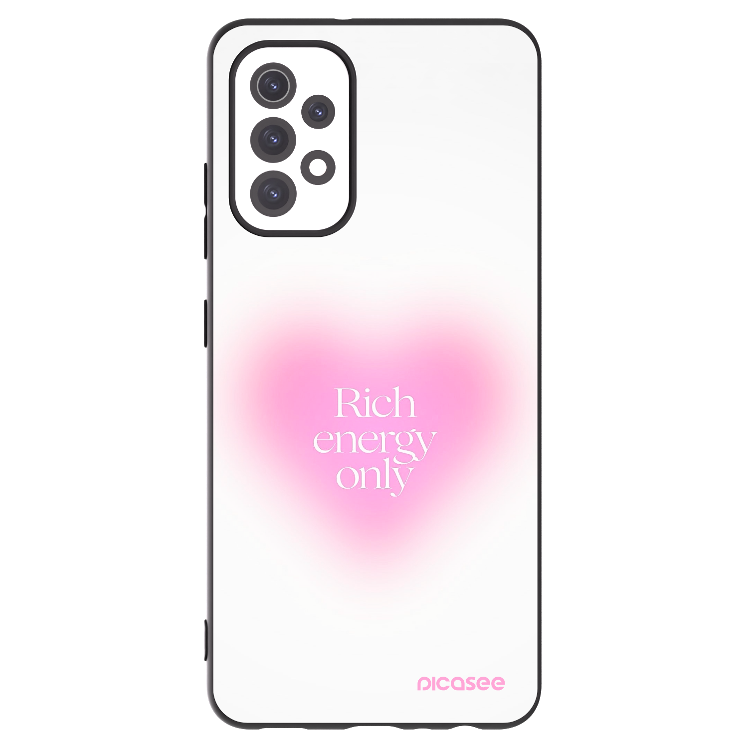 Picasee silikonowe czarne etui na Samsung Galaxy A32 5G A326B - Rich Energy