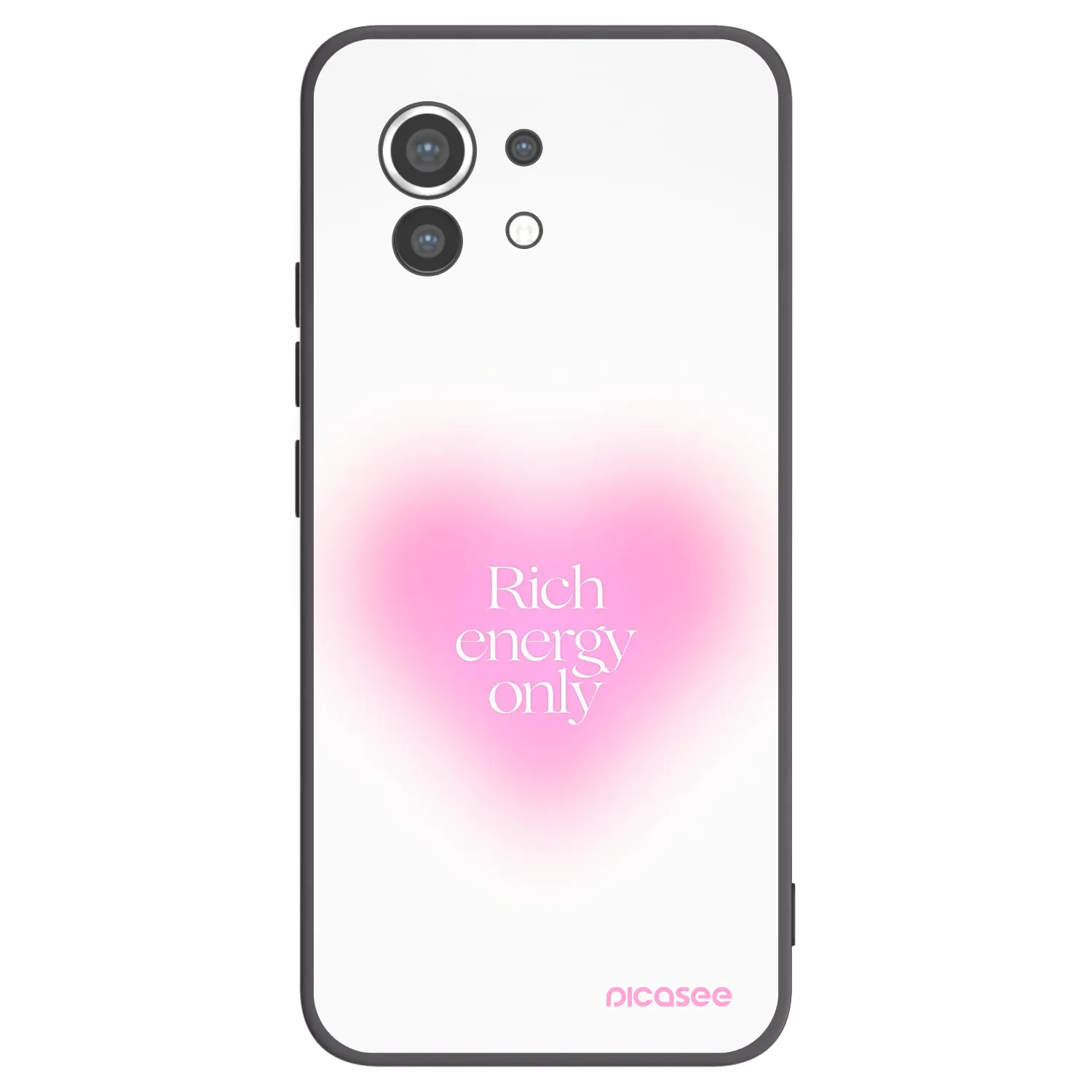 Picasee silikonowe czarne etui na Xiaomi Mi 11 - Rich Energy