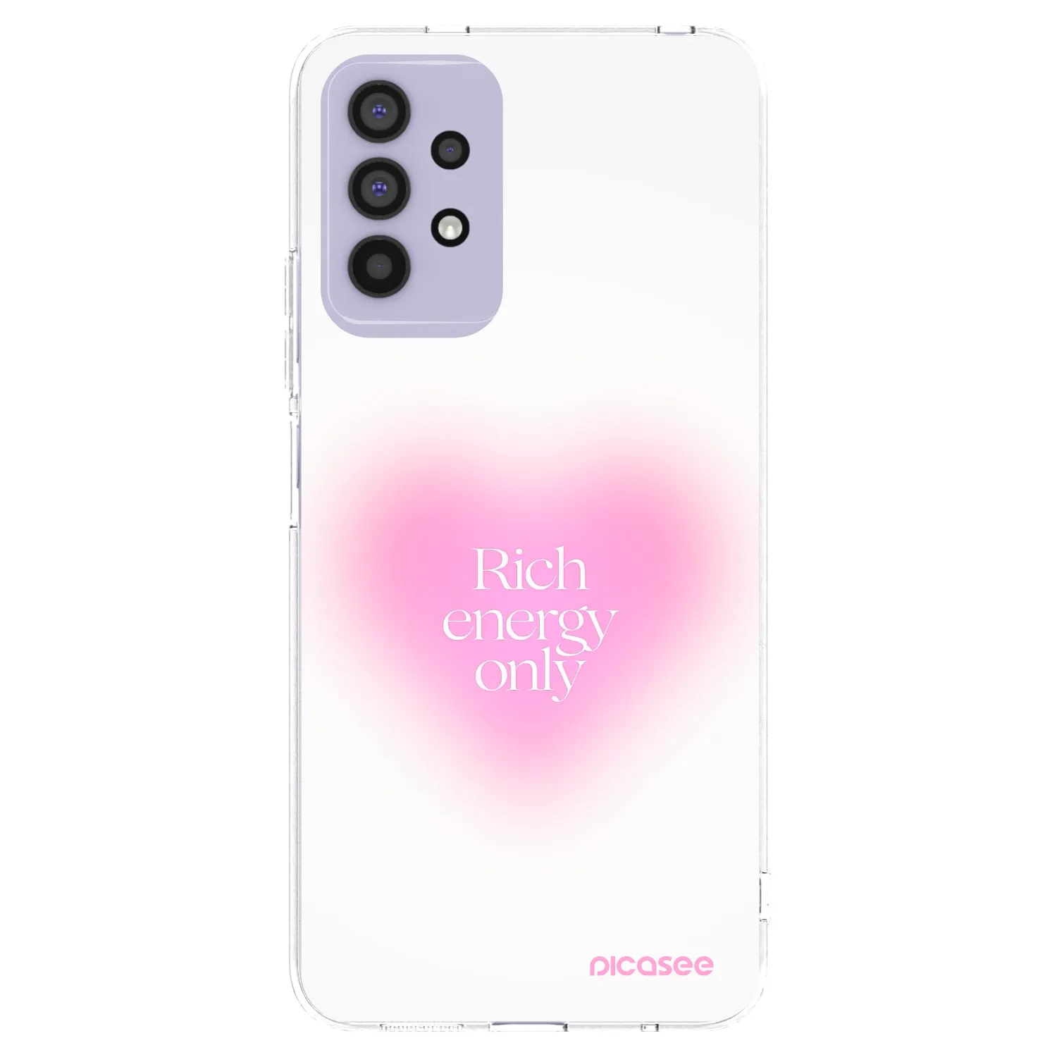 Picasee silikonowe przeźroczyste etui na Samsung Galaxy A32 4G SM-A325F - Rich Energy