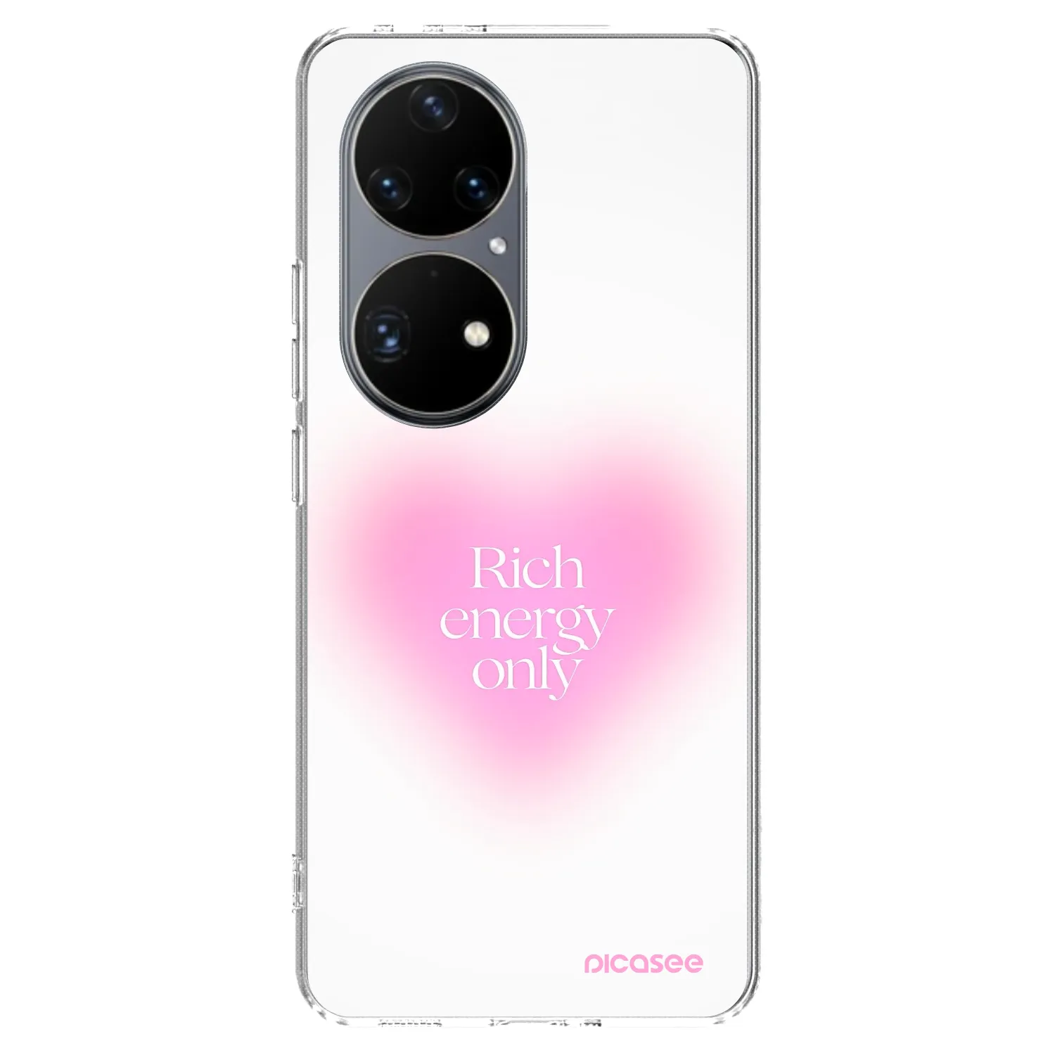 Picasee silikonowe przeźroczyste etui na Huawei P50 - Rich Energy